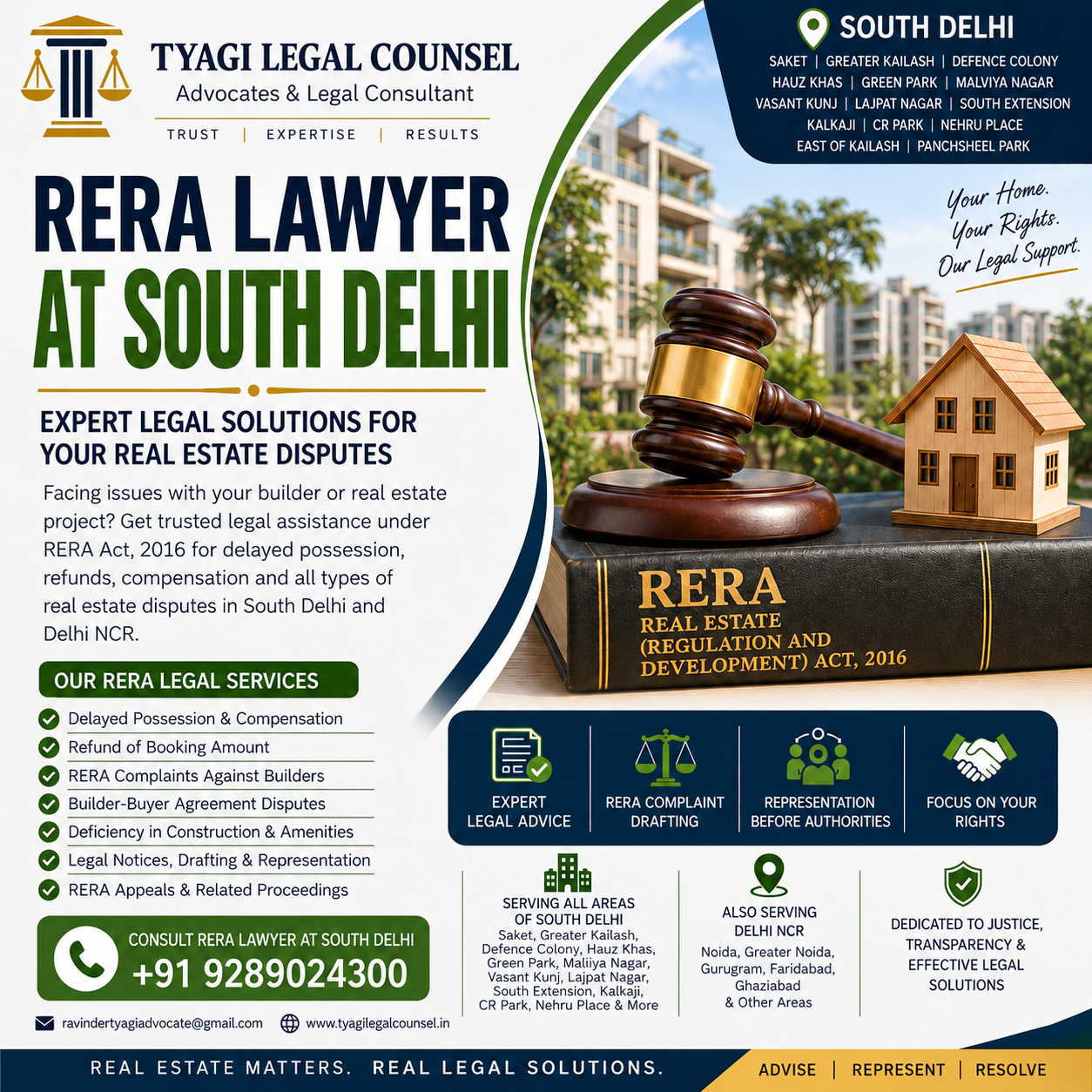 RERA Lawyer in South Delhi